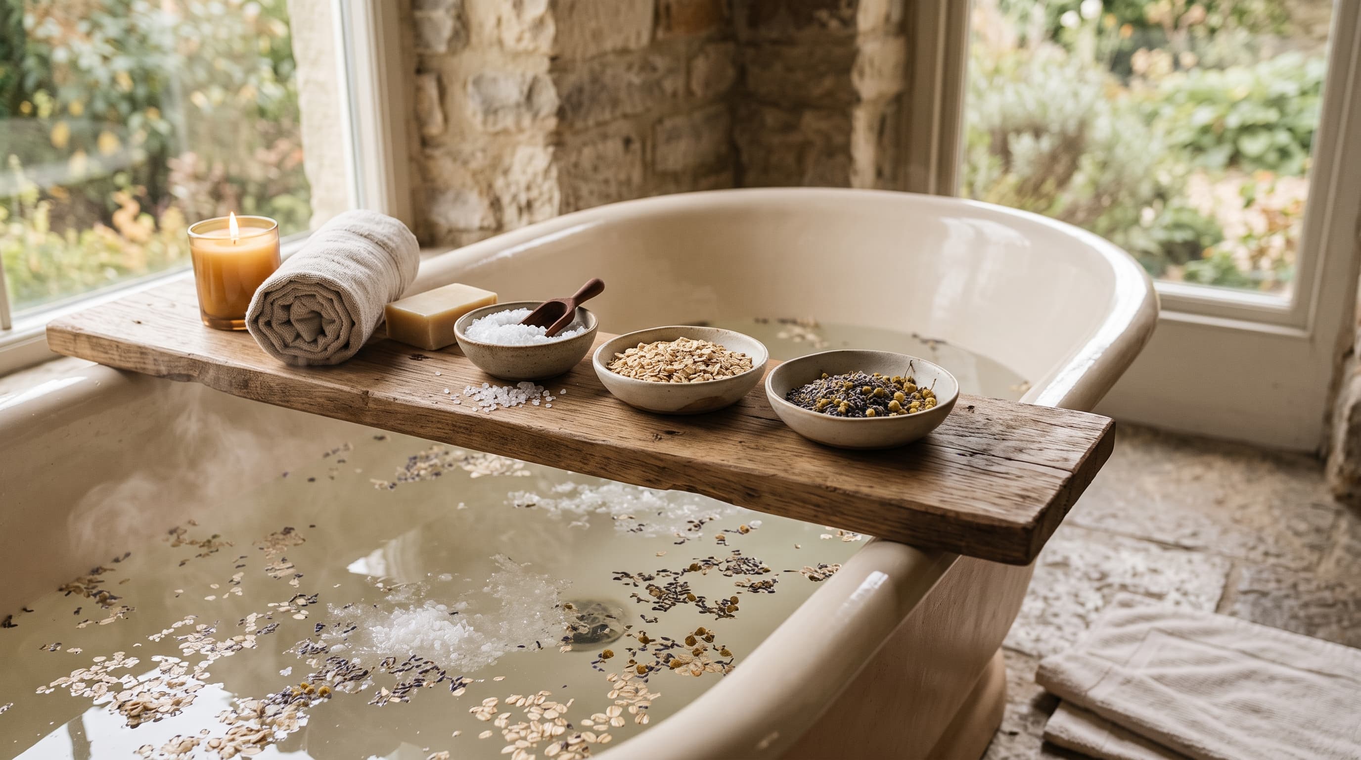 Soothe Aching Muscles with the Best Bath Soaks: Epsom Salt, Oatmeal, and More