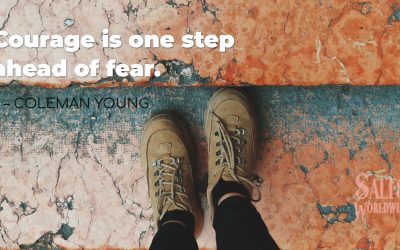 Courage is one step ahead of fear – Coleman Young