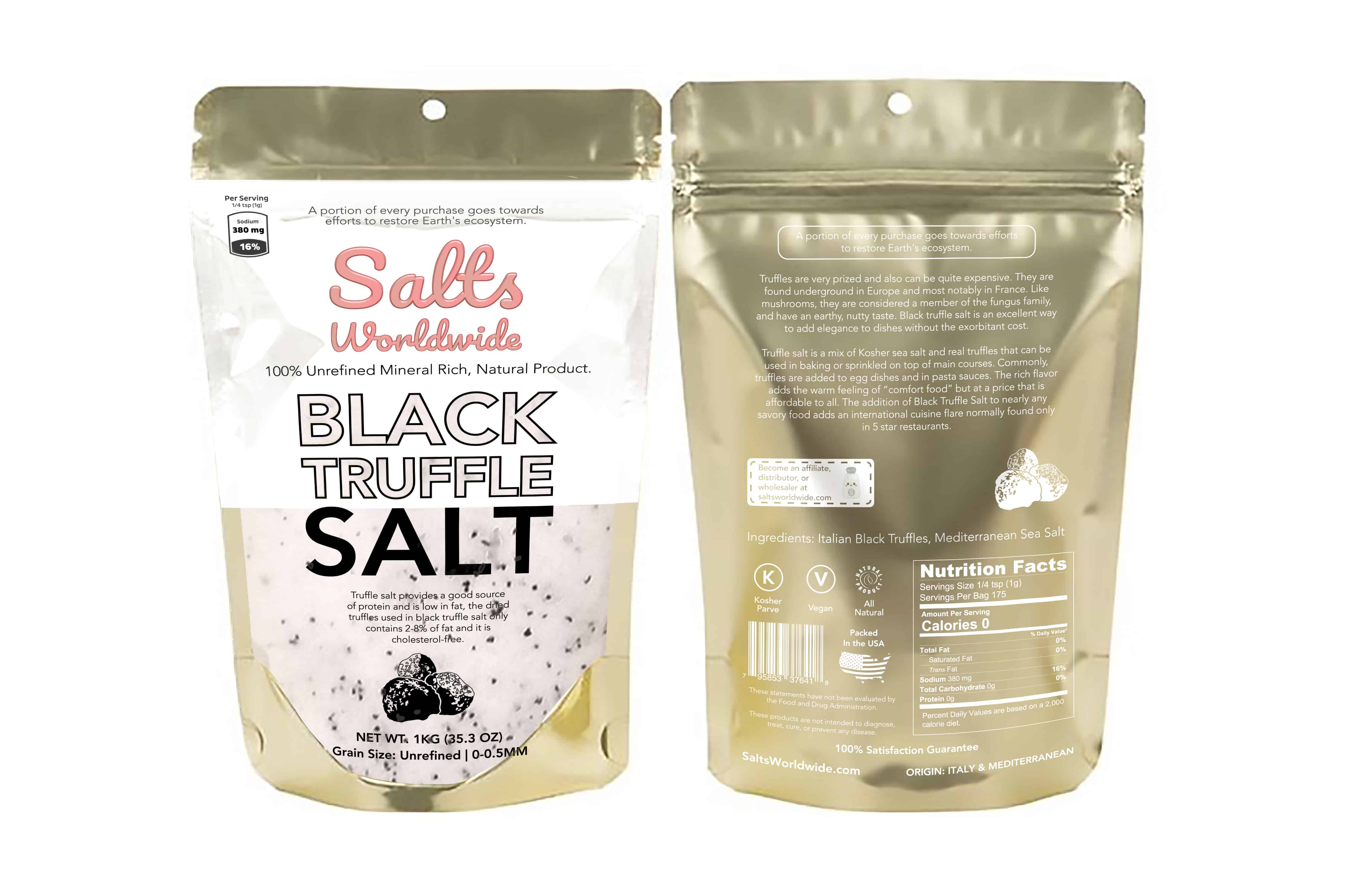 Salts Worldwide Black Truffle Salt