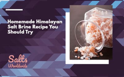 Homemade Himalayan Salt Brine Recipe You Should Try