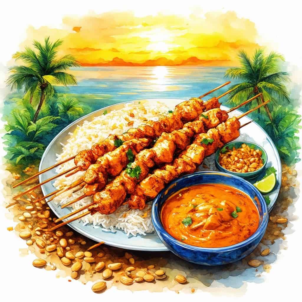 Exploring Satay Chicken: Ingredients, Ethnic Roots, and Delicious Pairings for the Perfect Skewers and Sauces 2